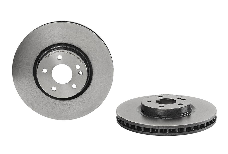 Mercedes Brakes Kit - Brembo Pads and Rotors Front (330mm) (Low-Met) - Brembo 3806668KIT